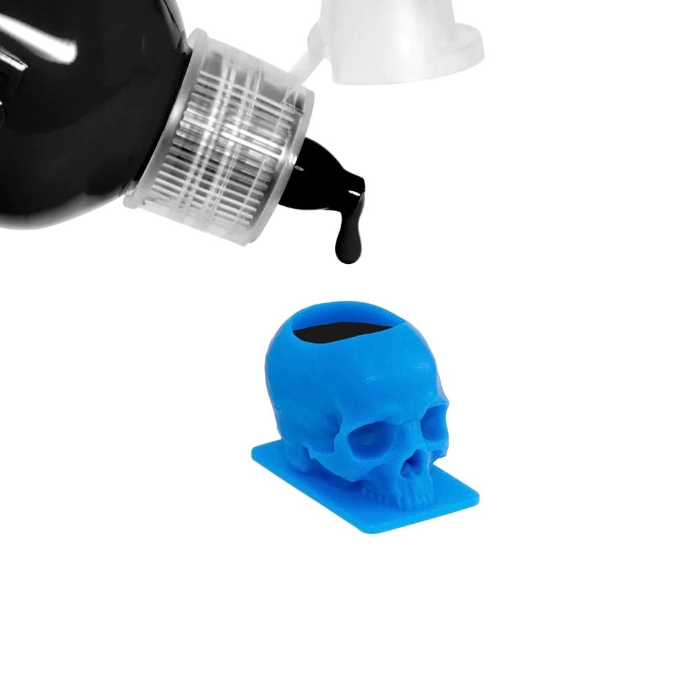 Saferly Skull Ink Caps — Size #16 (Large) — Bag of 200 | FOR